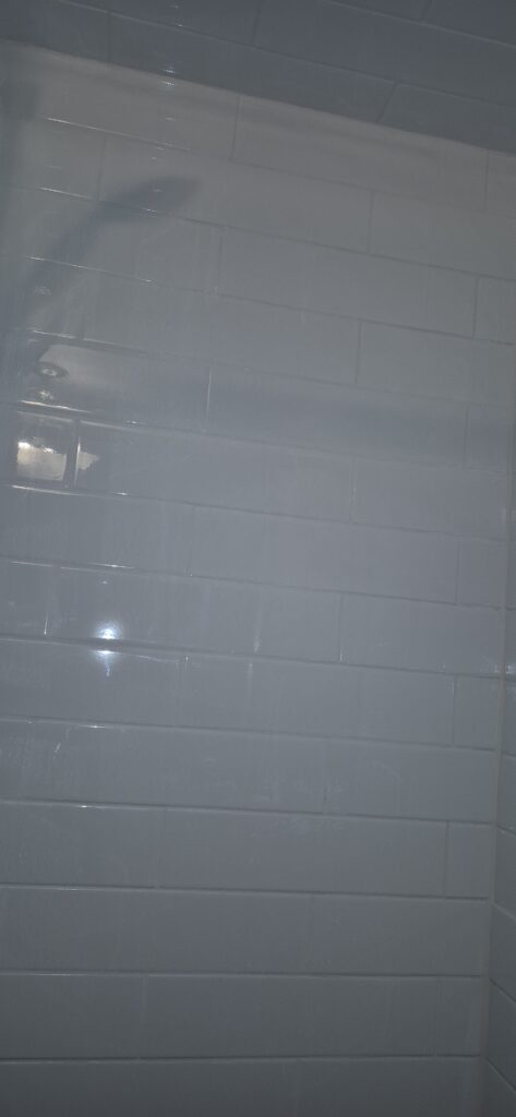 Rénovation douche céramique porte vitrée finale Laval